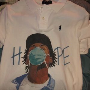 White polo by Ralph Lauren